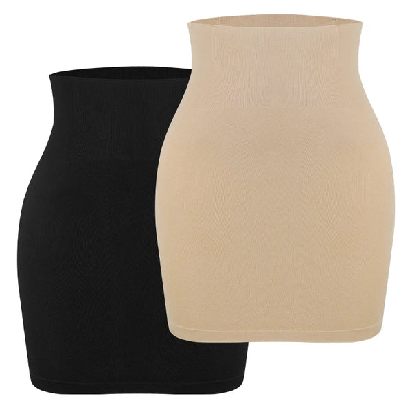 High-Waist Tummy Control Lace Slip