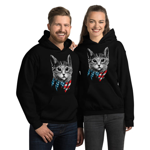 Patriot Cat Unisex Hoodie