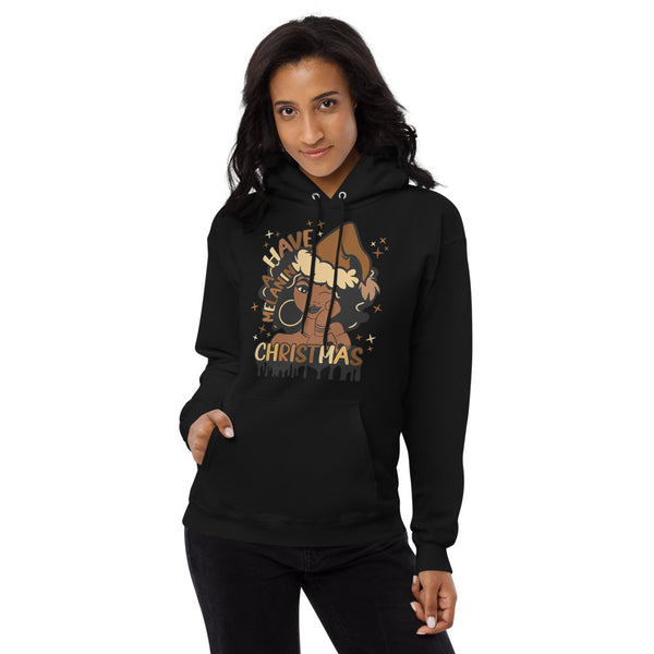 Have A Melanin Christmas Fleece Hoodie