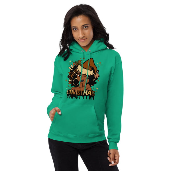 Have A Melanin Christmas Fleece Hoodie