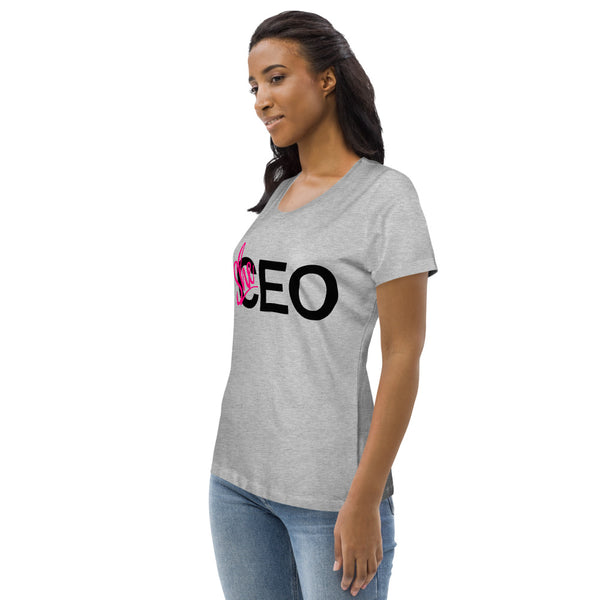 She CEO Women's fitted eco tee