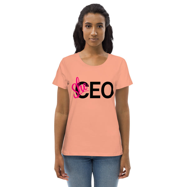 She CEO Women's fitted eco tee