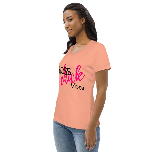 Boss Chick Vibes Women's fitted eco tee