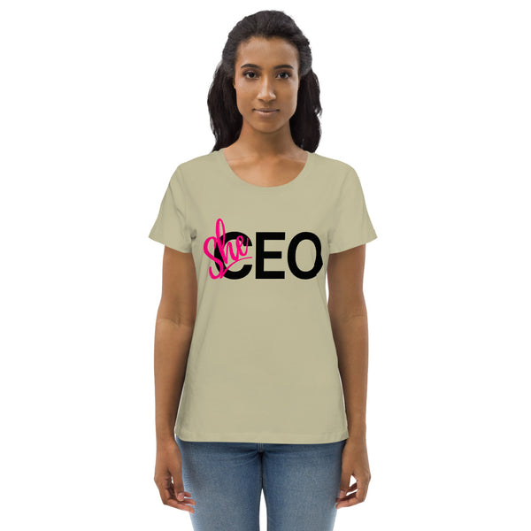 She CEO Women's fitted eco tee