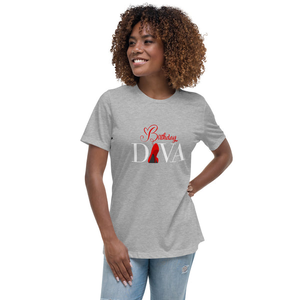 Birthday Diva Women's Relaxed T-Shirt