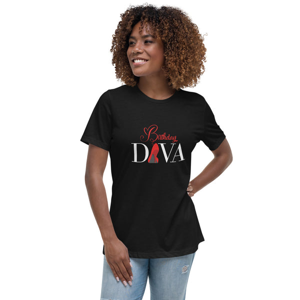 Birthday Diva Women's Relaxed T-Shirt