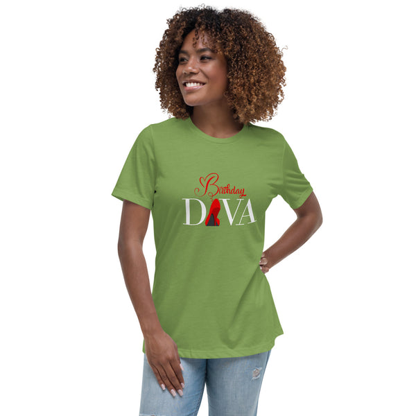 Birthday Diva Women's Relaxed T-Shirt